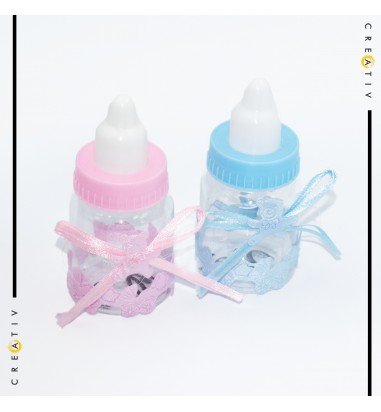 Marturie biberon bleu