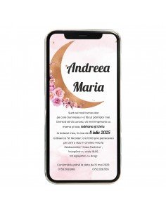 Invitatie digitala de botez...