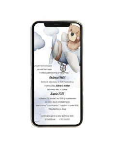 Invitatie digitala de botez...