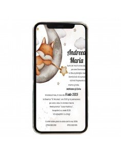 Invitatie digitala de botez...