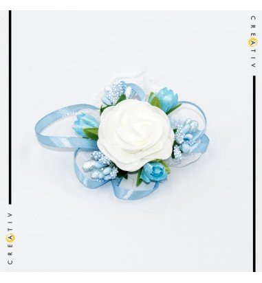 Bratara pentru domnisoara de onoare bleu