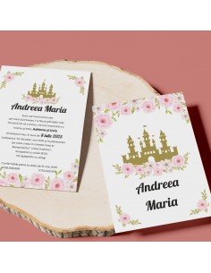 Invitatie de botez castel