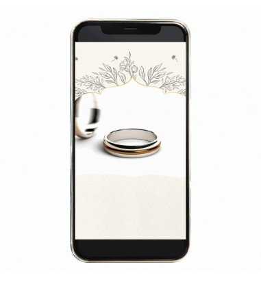 Invitatie digitala video de nunta Rings