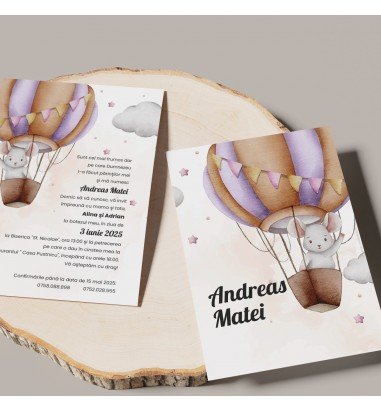 Invitatie de botez soricelul zburator
