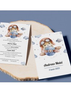Invitatie de botez pilot