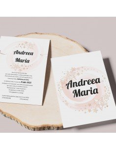 Invitatie de botez simpink