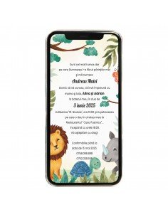 Invitatie digitala de botez...