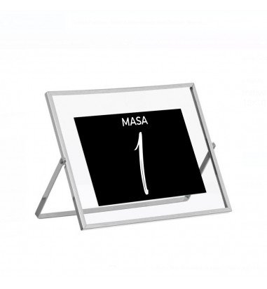 Rama metalică argintie landscape 10x15