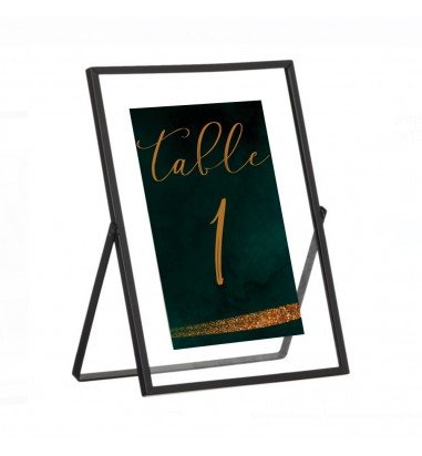 Rama metalică neagră portret 10x15