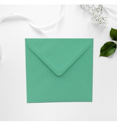 Plic patrat Verde mint 130 x 130 mm