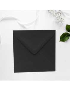 Plic patrat Negru 130 x 130 mm