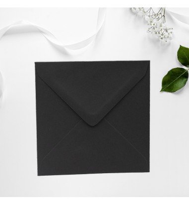 Plic patrat Negru 130 x 130 mm