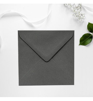 Plic patrat Gri inchis 130 x 130 mm