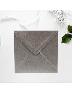 Plic patrat Argintiu 130 x...