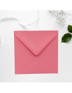 Plic patrat Roz trandafiriu...
