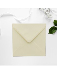 Plic patrat Crem sidef 155...