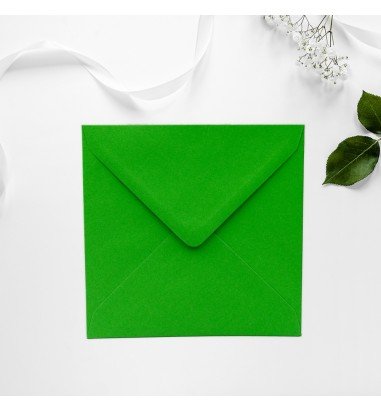 Plic patrat Verde 155 x 155 mm
