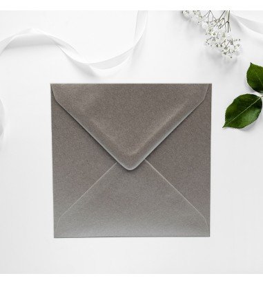 Plic patrat Argintiu 155 x 155 mm