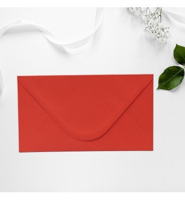 Plic DL Rosu 110 x 220 mm