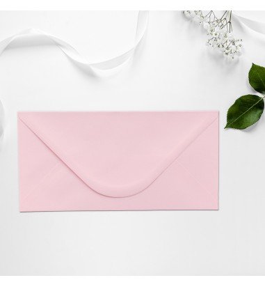 Plic DL Roz pastel 110 x 220 mm