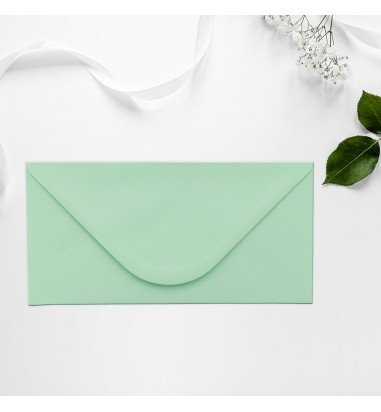 Plic DL Verde pastel 110 x 220 mm