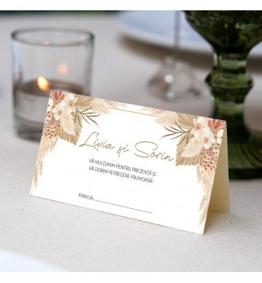 Plic de bani pentru nunta pampas 70042