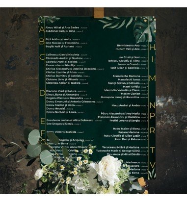 Opis - asezare la mese tropical DEEP...