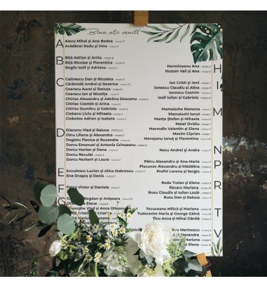 Opis - asezare la mese tropical 500411