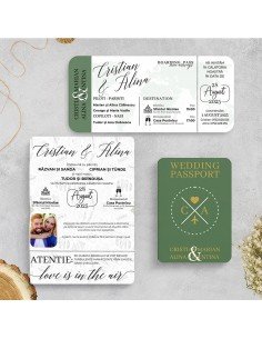 Invitatie de nunta pasaport...