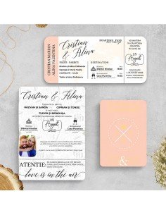 Invitatie de nunta pasaport...