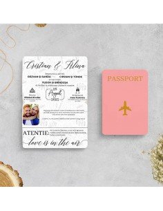 Invitatie de nunta pasaport...