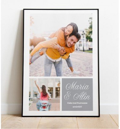 Tablou personalizat cu 2 fotografii...