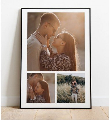 Tablou personalizat cu 3 fotografii