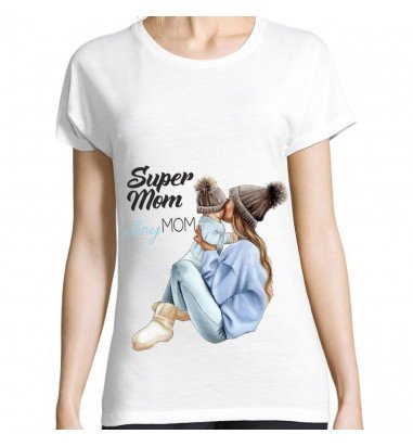 Tricou personalizat Super Mom