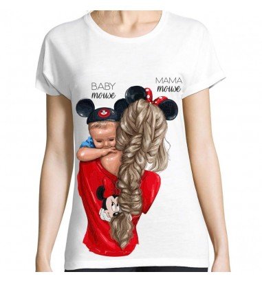Tricou personalizat MOM & BABY mouse