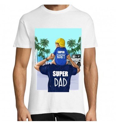 Tricou personalizat Super DAD