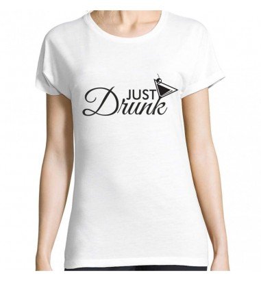 Tricou personalizat Just drunk