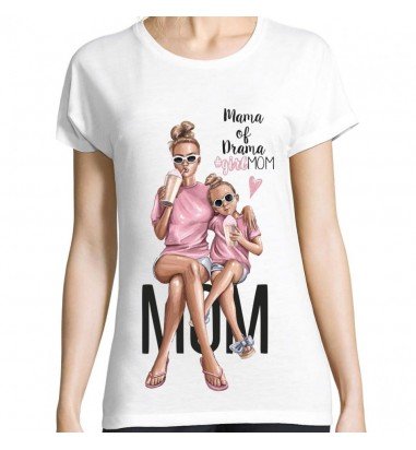 Tricou personalizat Mama of drama