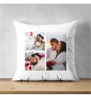 Perna personalizata cu trei fotografii