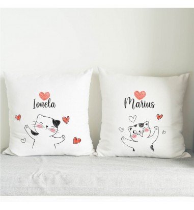 Set de 2 perne personalizate pisicute