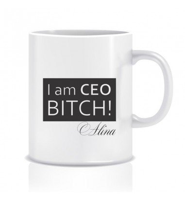 Cana personalizata I am CEO