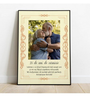 Tablou personalizat pentru nunta de...