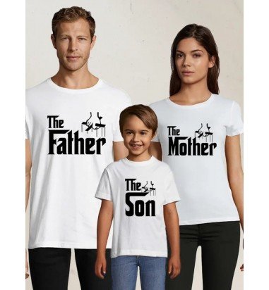 Set de tricouri personalizate familia...