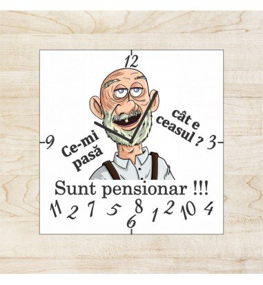 Ceas personalizat pentru pensionare