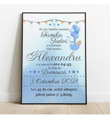 Tablou personalizat pentru copii