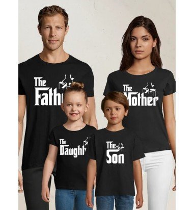 Set de tricouri personalizate familia...