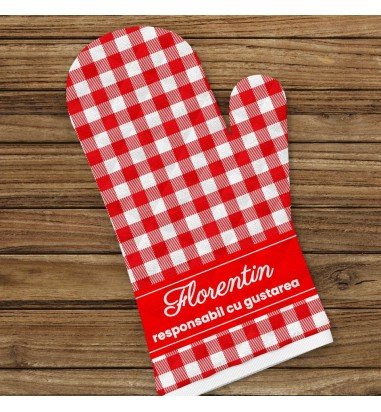 Manusa de bucatarie personalizata -...