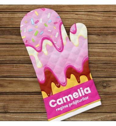 Manusa de bucatarie personalizata -...