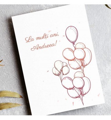 Felicitare personalizata urare