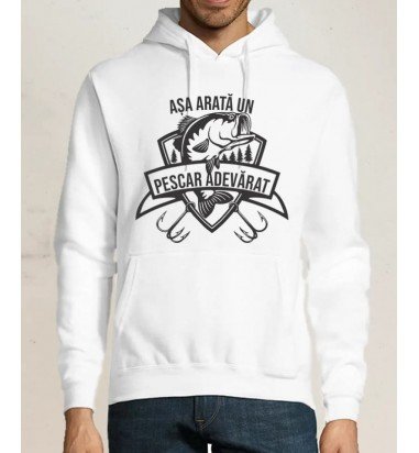 Hanorac personalizat Pescar adevarat